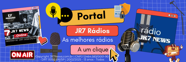 Todas as nossas rádios se encontram no Portal JR7 Rádios